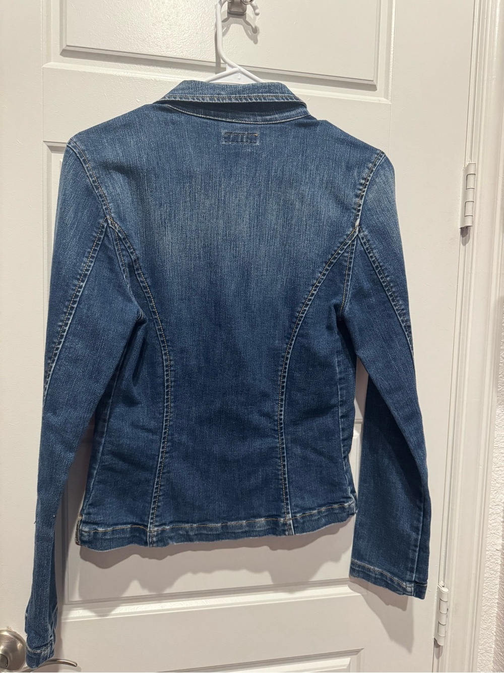 Vintage Vitamina Made in Italy Denim Jacket Juniors Medium - Picture 4 of 7
